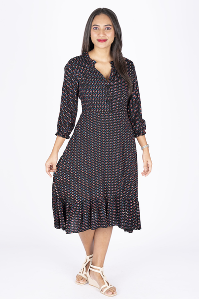 Nifty Soul Westgrave Ruffled Hem Dress