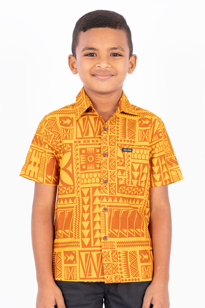 Tribal Origin Boys Bula Shirts - FB1507