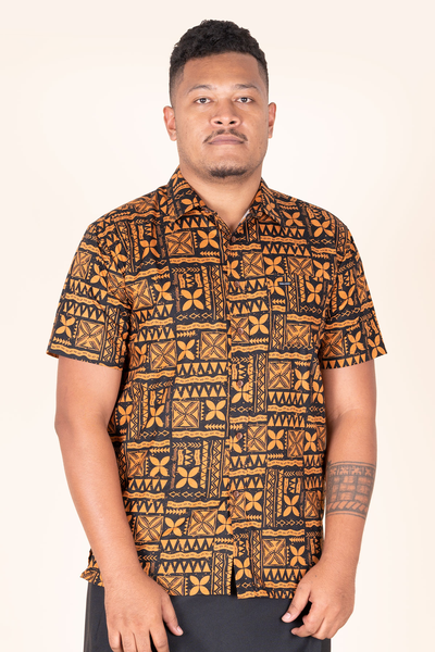 Tribal Origin Mens Bula Shirts - Vailili