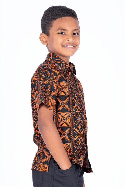 Tribal Origin Boys Bula Shirts - Ioana