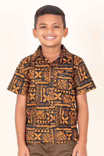 Tribal Origin Boys Bula Shirts - Vailili