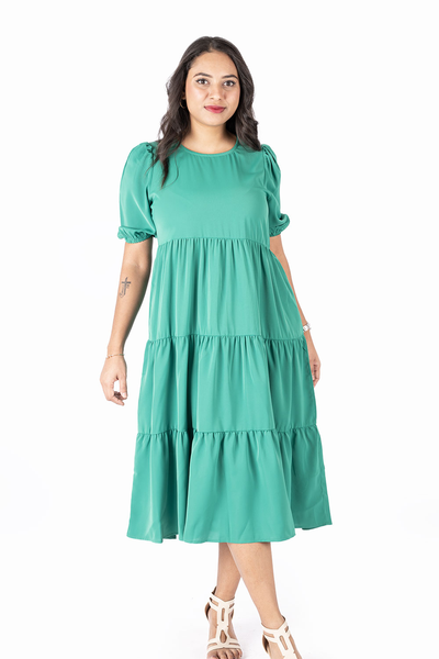 NIFTY SOUL PUFF SLEEVE DRESS