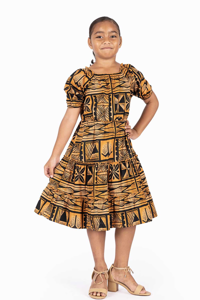 TRIBAL ORIGIN GIRLS LUNA DRESS- RUE