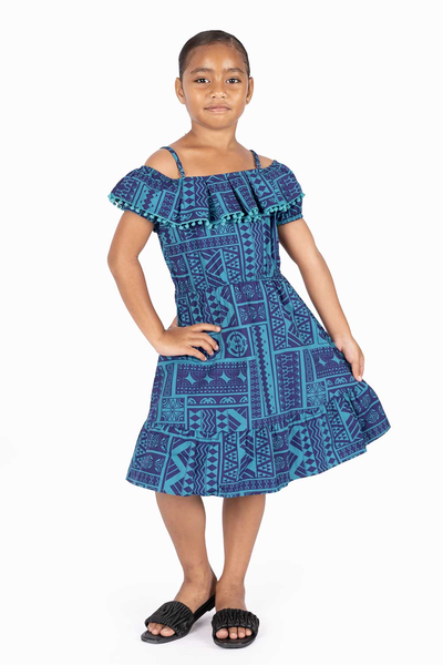 TRIBAL ORIGIN GIRLS LUKA DRESS-KERAI