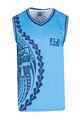 FIJI DAY SUBLIMATION V-NECK MUSCLE VEST - POWER