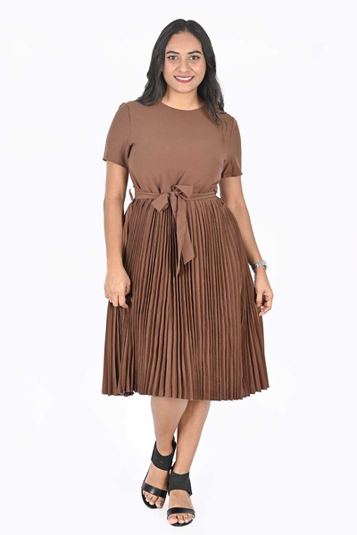 NIFTY SOUL SHORT PLEAT DRESS