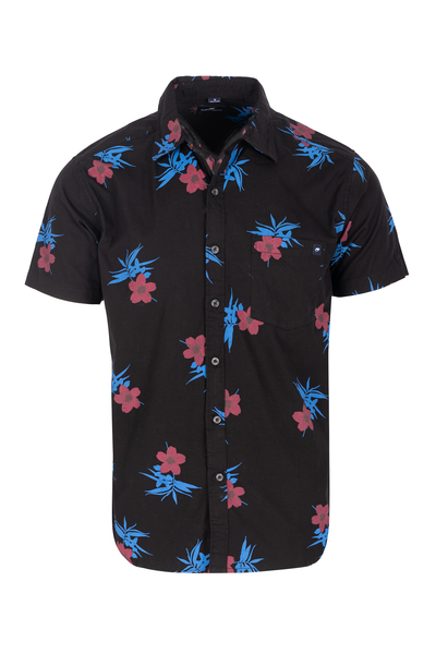 Cloudbreak Mens S/S Poplin  Shirts - Poppy