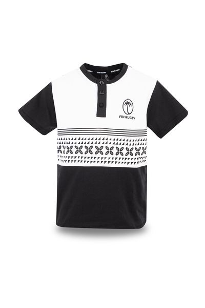 Fiji Rugby Kids Henley Tees - Jonasi