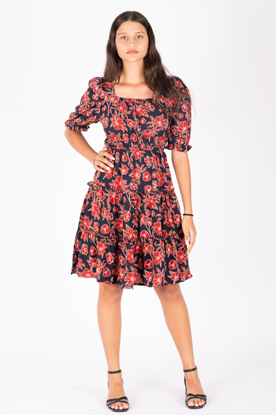 Nifty Soul Glaze Ruffled Hem Dress - Brands-Nifty Soul : S Nagindas New ...